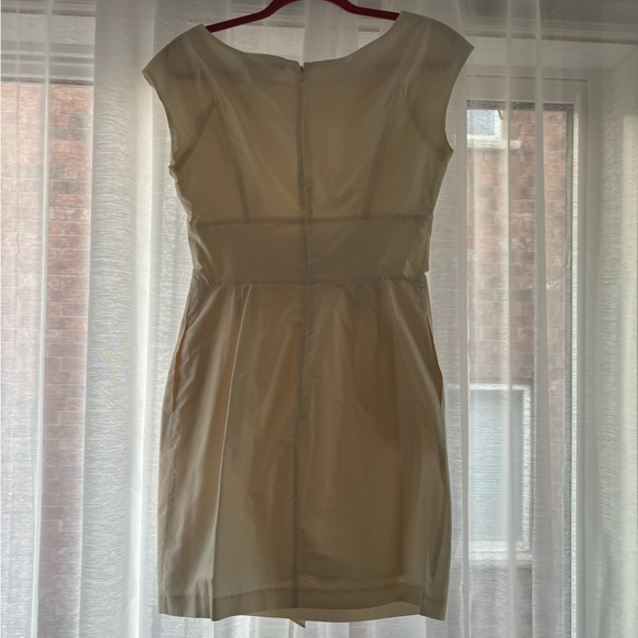 Marciano Giant White Bow 100% Silk Dress - Ivory - wedding bride bridal - Picture 2 of 6